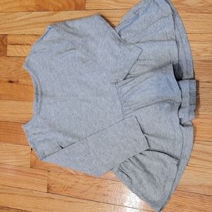 GAP gray tunic long sleeve t-shirt